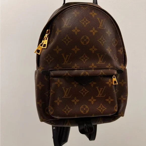 Louis Vuitton Classic Brown Monogram Backpack Louis Vuitton Montsouris Backpack Brown Canvas Monogram | eBay main image 4
